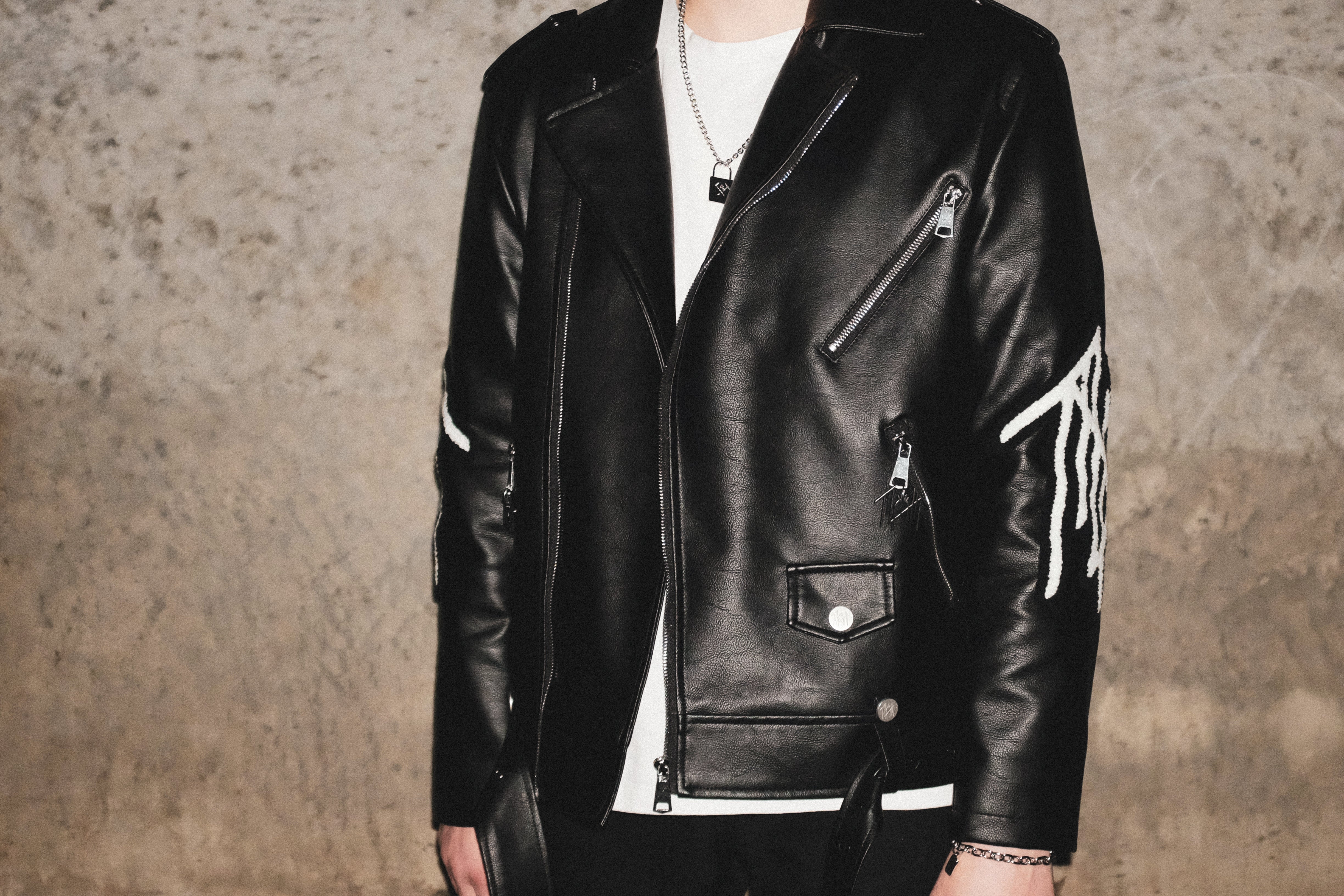 Sleep Token Faux Leather Jacket - Image 4